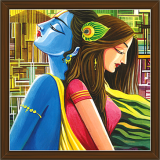 Radha Krishna Paintings (RK-2234)